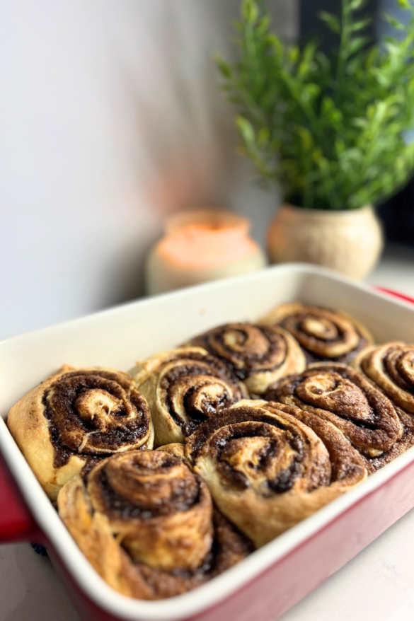 Sourdough cinnamon rolls.