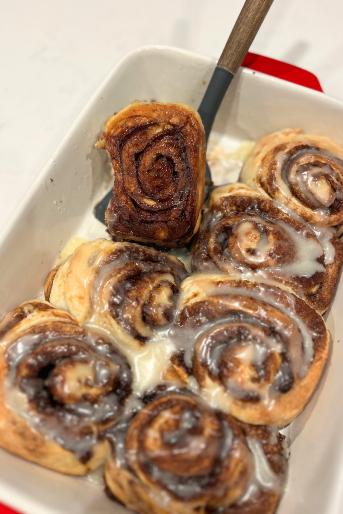 Sourdough cinnamon rolls.