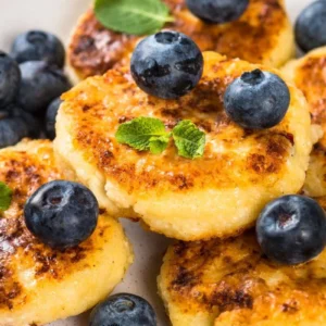 Fluffy Sourdough Cottage Cheese Pancakes - High Protein