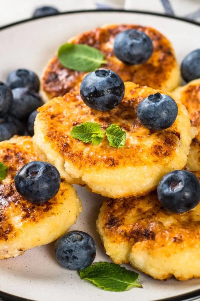 Fluffy Sourdough Cottage Cheese Pancakes - High Protein