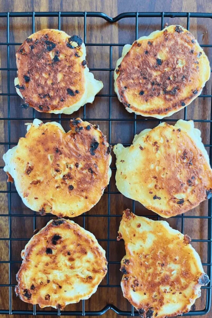 Fluffy Sourdough Cottage Cheese Pancakes - High Protein