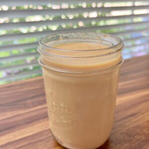 homemade sweetened condensed milk with honey