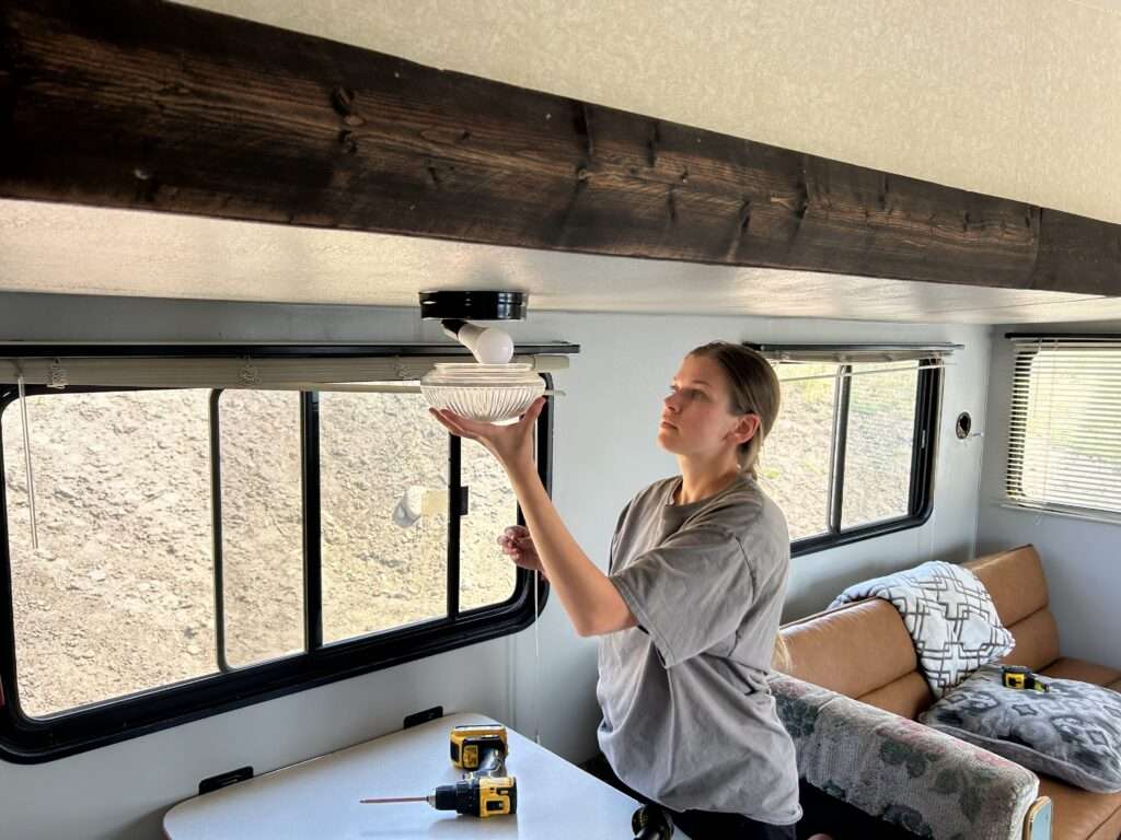 RV slide out trim remodel. 