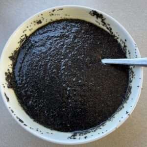 Homemade poppy seed filling.