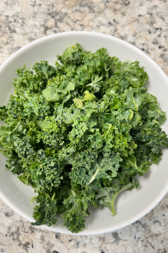 Kale in a bowl.