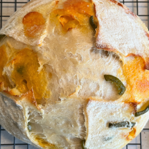 Sourdough Jalapeño Cheddar Bread Loaf Recipe