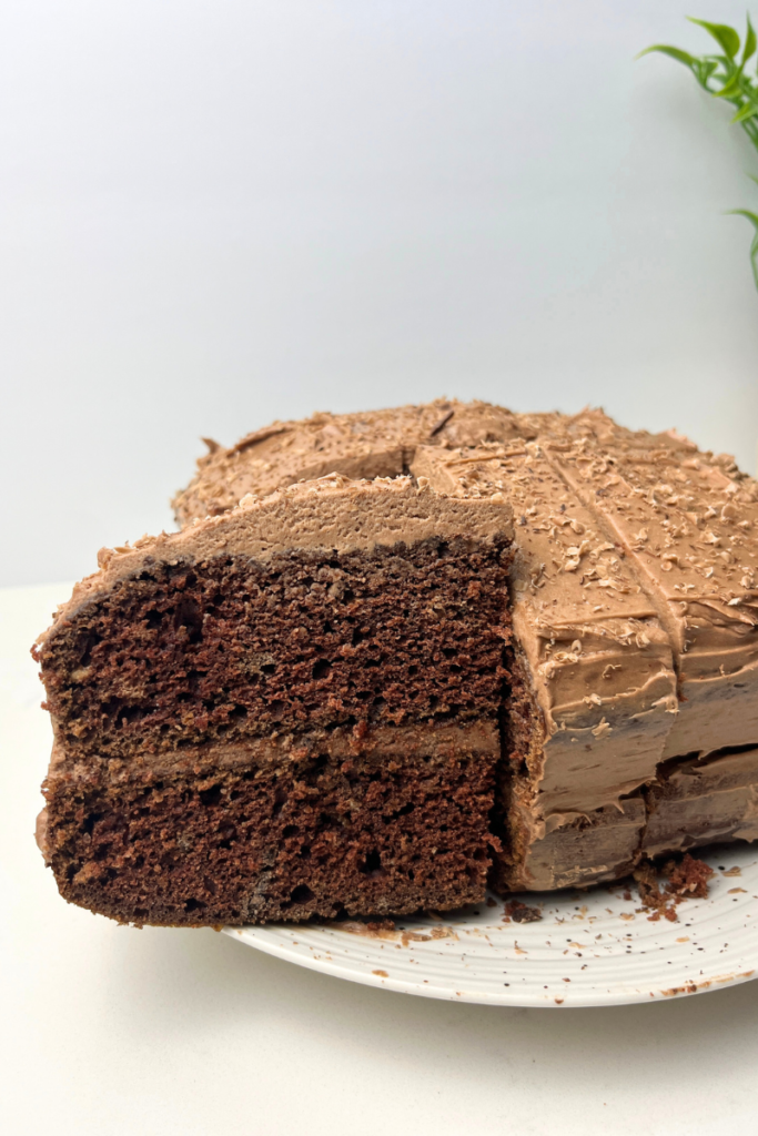 Sourdough chocolate cake.