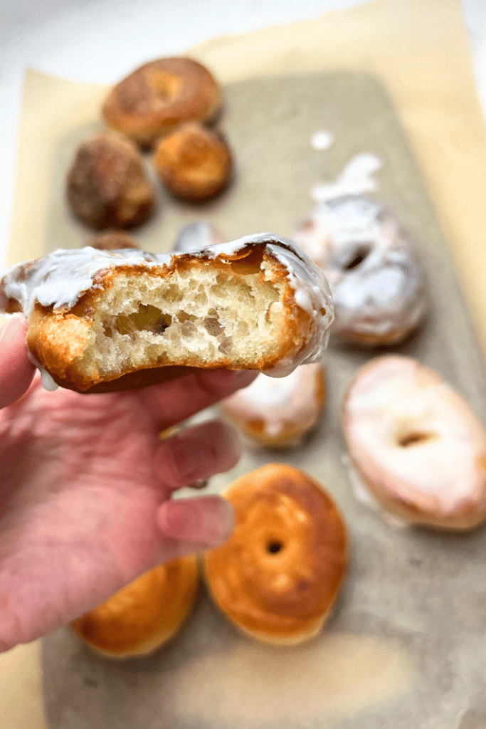 Sourdough donuts.