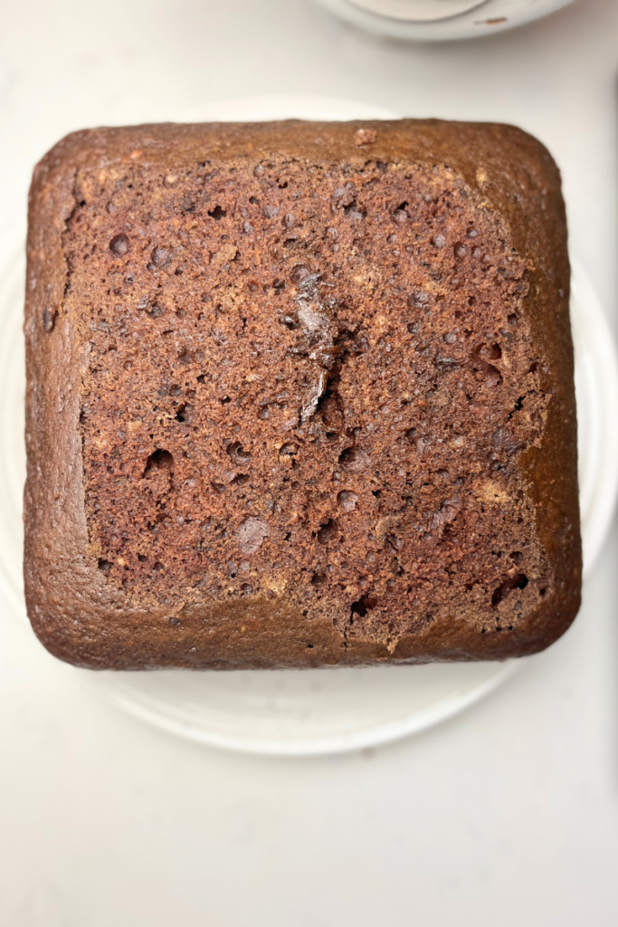 Sourdough chocolate cake.