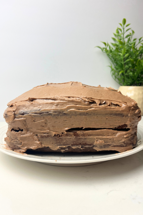 Sourdough chocolate cake.