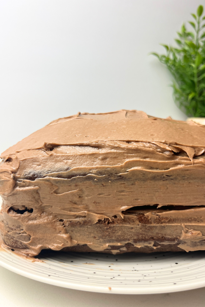 Sourdough chocolate cake.