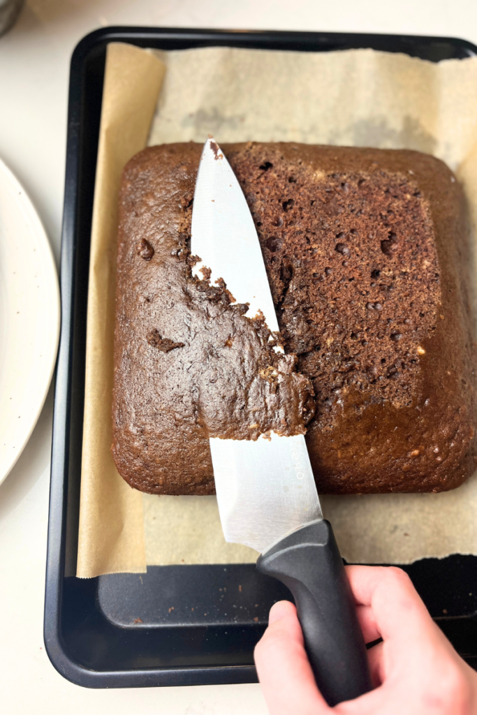 Sourdough chocolate cake.