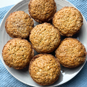 Sourdough cinnamon muffins.