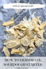 How To Dehydrate Sourdough Starter Without Special Tools - Shakan Ranch