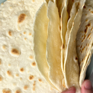 Sourdough tortillas.