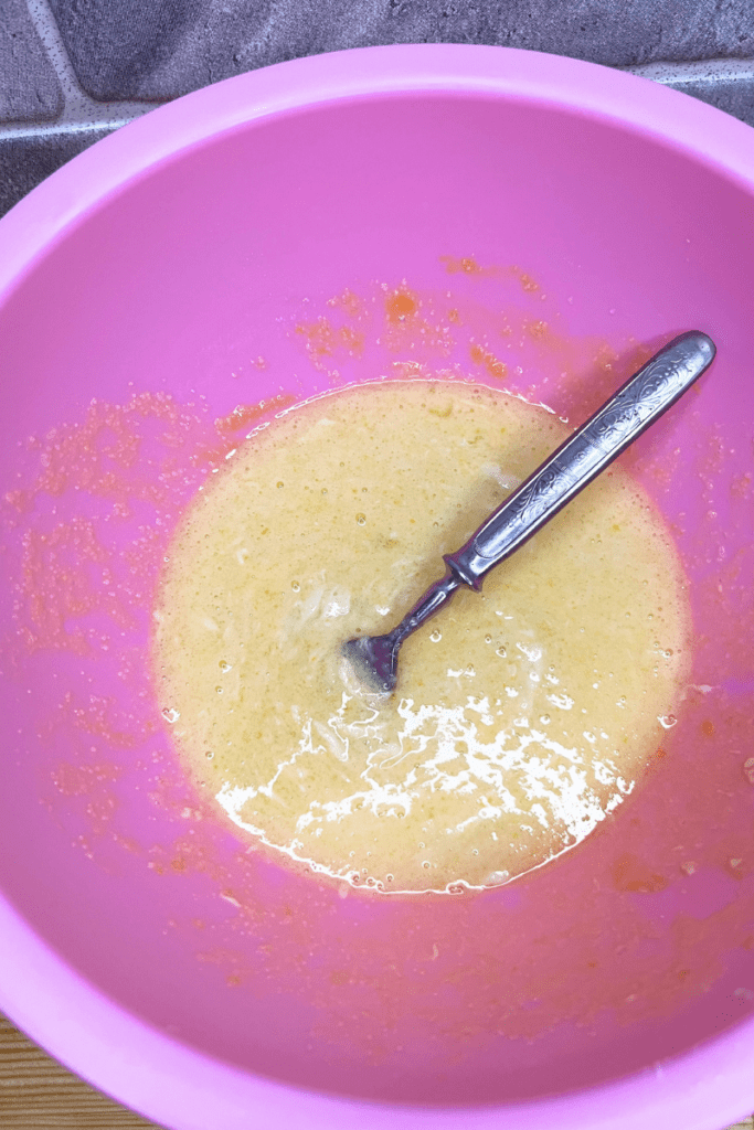 Sourdough Lemon Loaf ingredients.