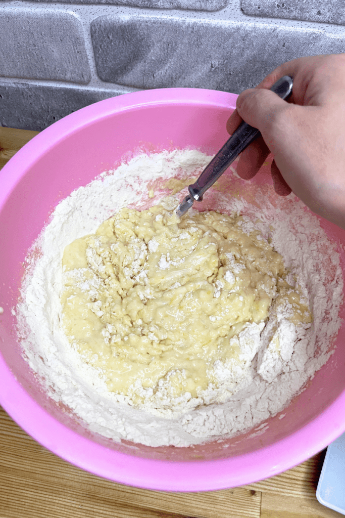 Sourdough Lemon Loaf ingredients.