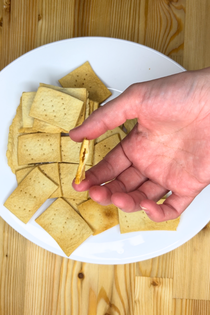 Sourdough Crackers. 