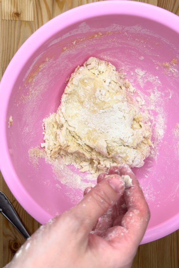 Sourdough Crackers ingredients.