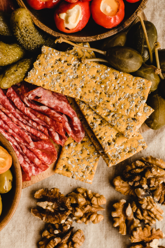 Sourdough Crackers.