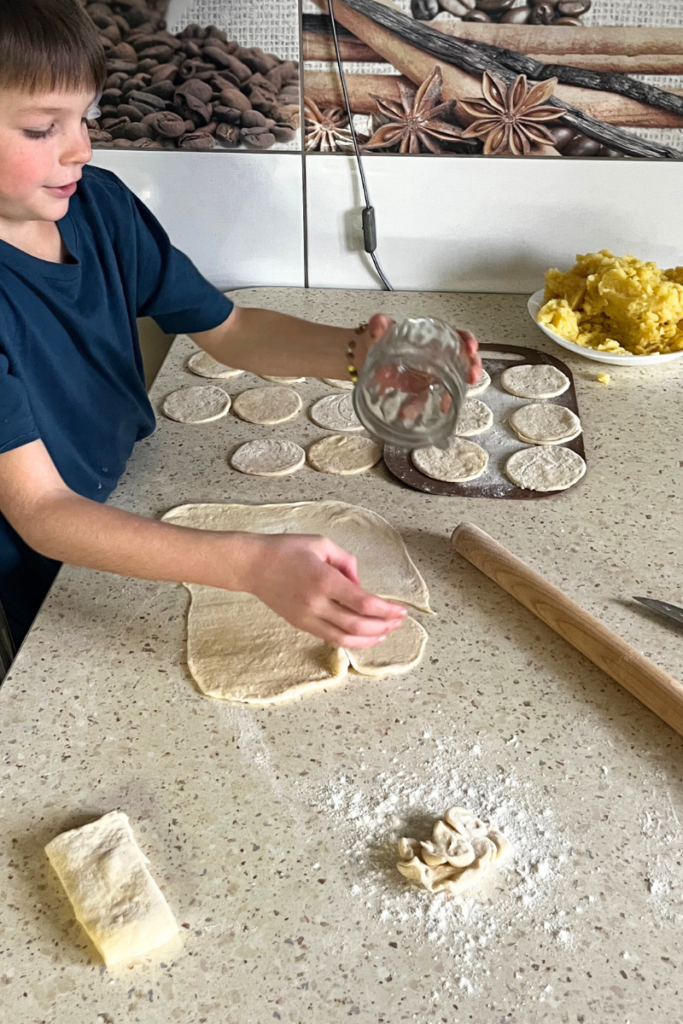 Sourdough dumplings. 