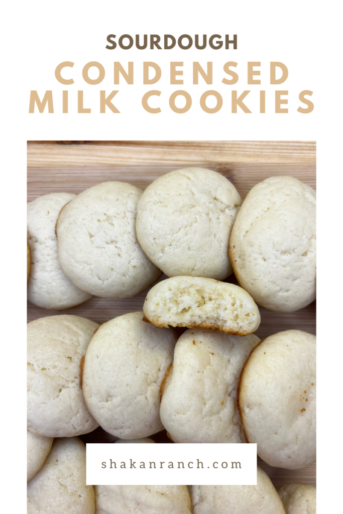 Sourdough Condensed Milk Cookies