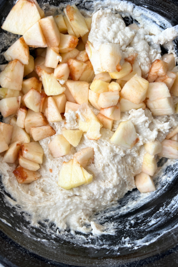 Apples for Sourdough Apple Cinnamon Muffins.