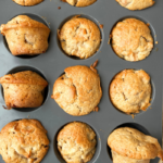 Sourdough Apple Cinnamon Muffins.