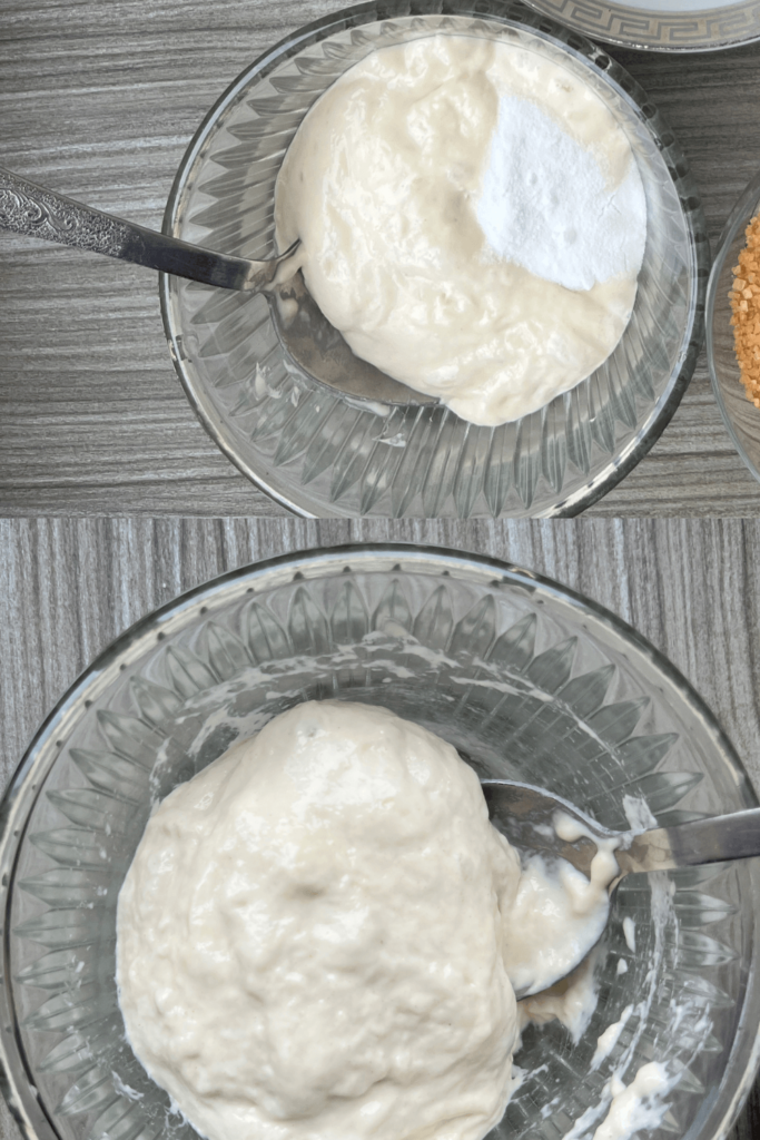 Neutralize the baking soda. 