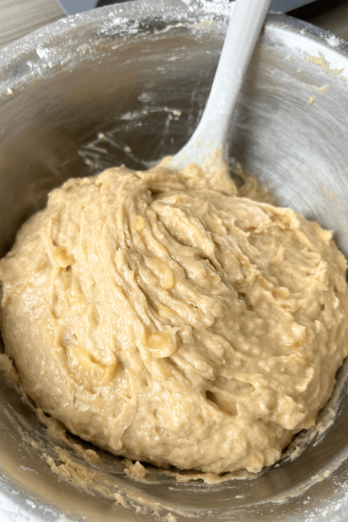 Sourdough Banana Muffins Batter.