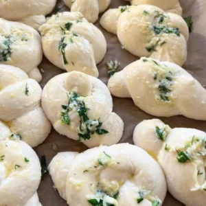Sourdough garlic knots.