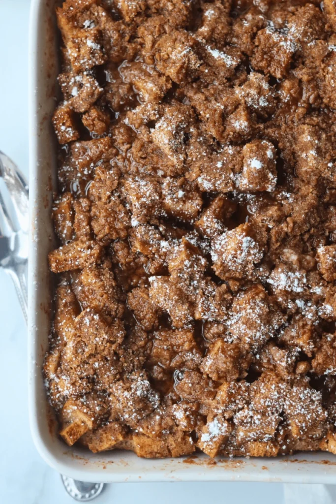 Sourdough French toast casserole. 