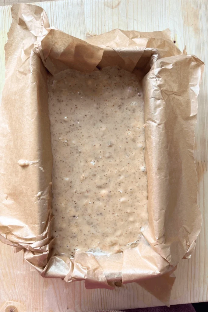 Sourdough Banana Bread dough. 