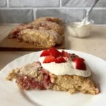 Sourdough strawberry scones.