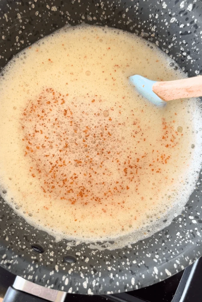 Brown the Solids for brown butter.
