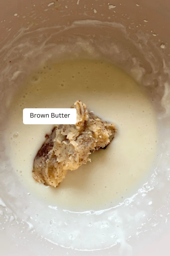 Sourdough Banana Snack Cake with Brown Butter Frosting