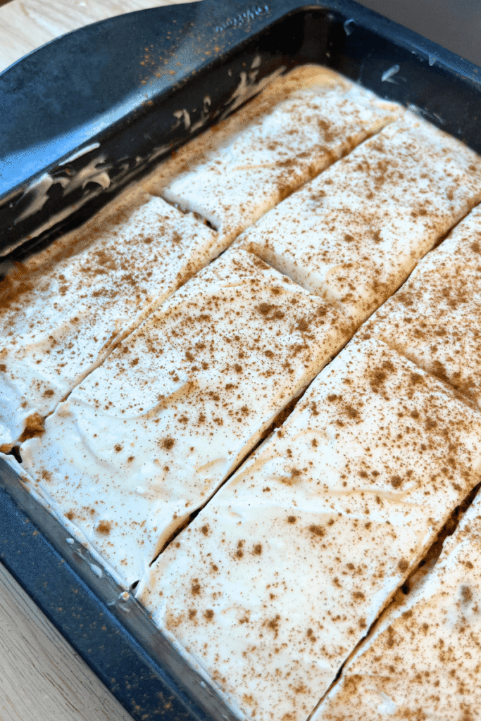 Pumpkin Sourdough Tres Leches Cake.