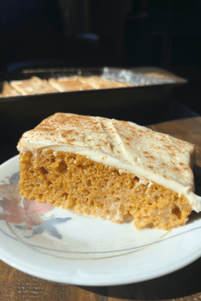 Pumpkin Sourdough Tres Leches Cake.