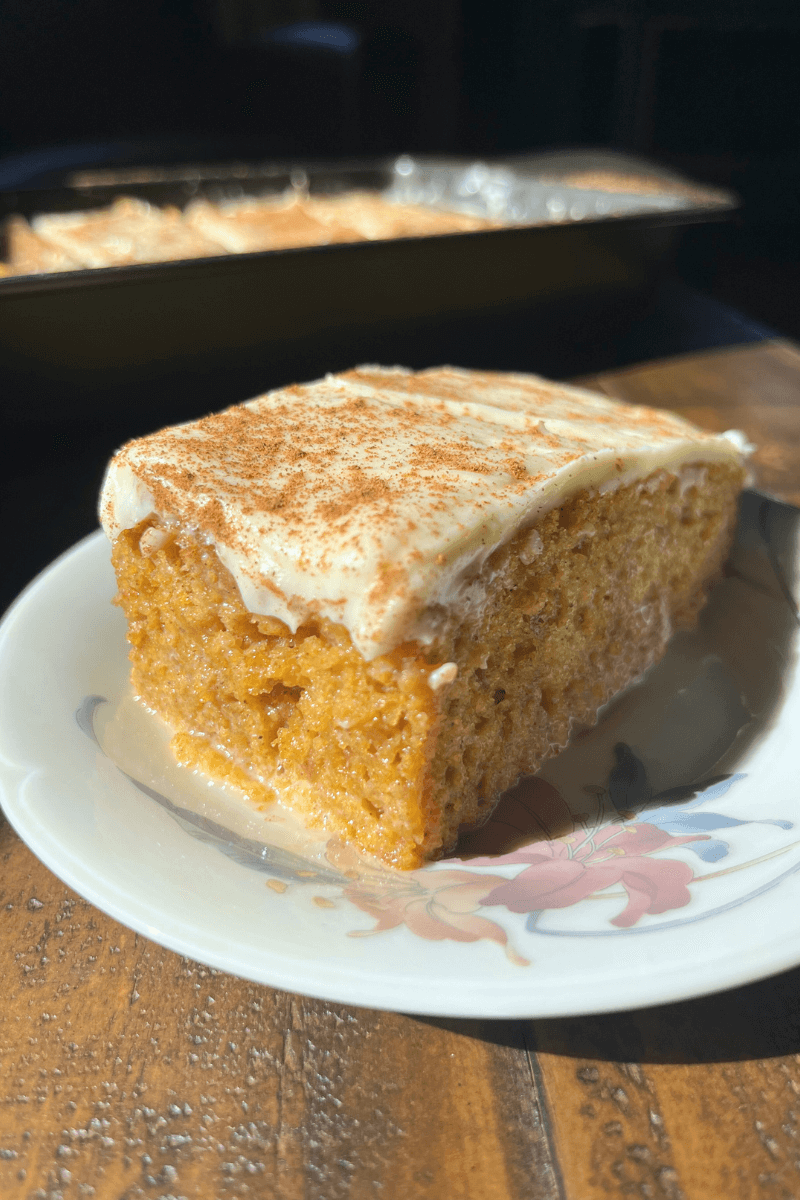 Pumpkin Sourdough Tres Leches Cake
