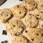 Soft & Chewy Sourdough Peanut Butter Chocolate Chip Cookies