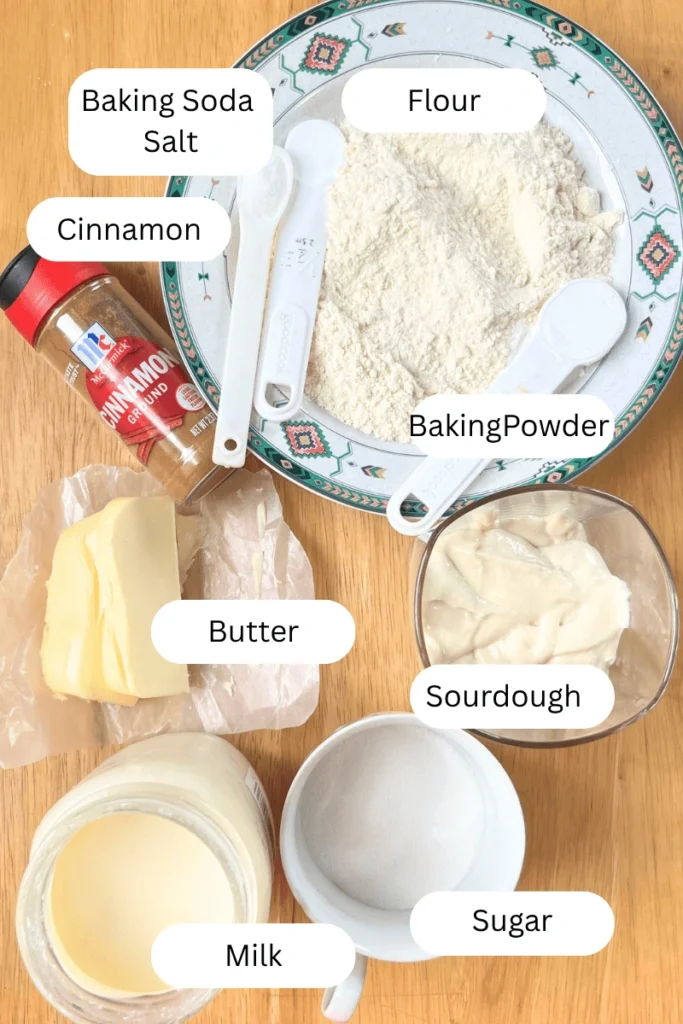 The Best Sourdough Apple Cobbler – Easy Fall Dessert ingredients. 