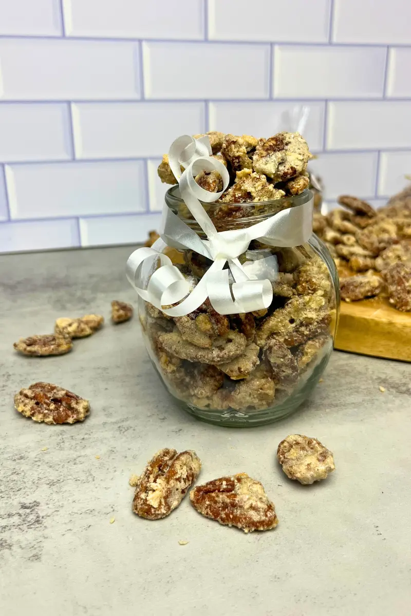 Easy Candied Pecans with Egg Whites (Perfectly Crunchy)