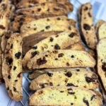 Thin and crispy sourdough cranberry almond thins made with sourdough discard.