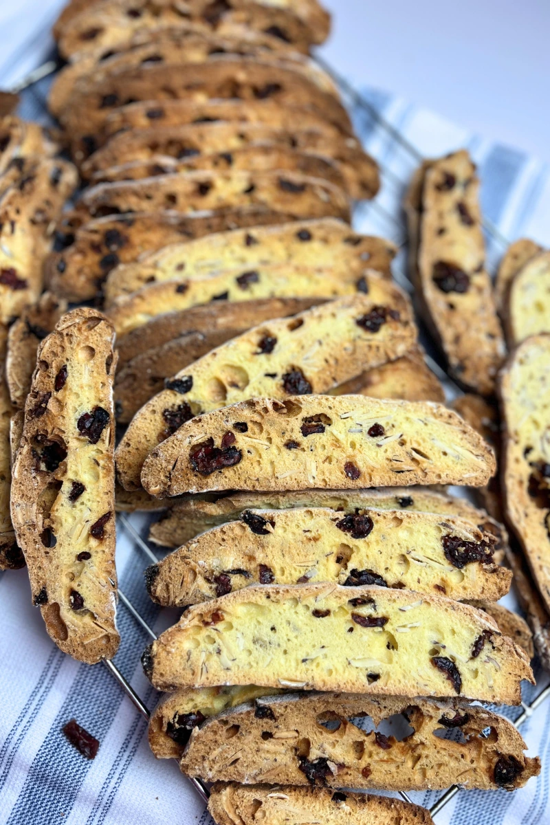 Sourdough Cranberry Almond Thins